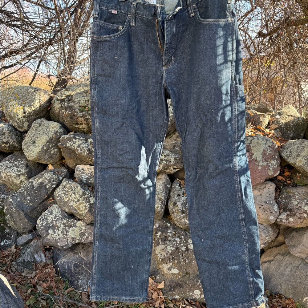 Carhartt Men's Dark Blue Relaxed Jeans